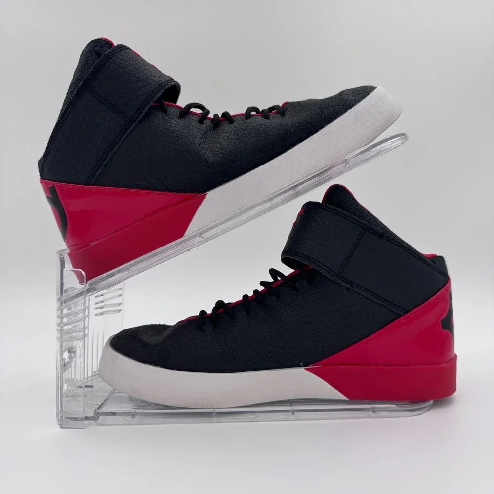 Nike KD Vulc GS Kevin Durant 6Y Black Red High Top Sneakers 685495-004